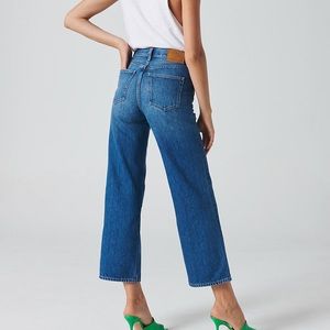 Denim Forum Farrah Wide Leg Jean